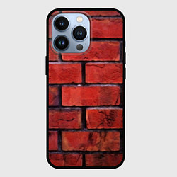 Чехол для iPhone 13 Pro Кирпич, цвет: 3D-черный