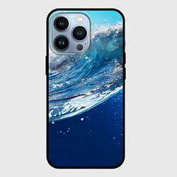 Чехол для iPhone 13 Pro Стихия воды, цвет: 3D-черный