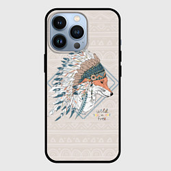 Чехол для iPhone 13 Pro Fox: Wild Free, цвет: 3D-черный