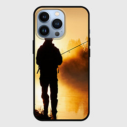 Чехол для iPhone 13 Pro Вечерний рыбак, цвет: 3D-черный