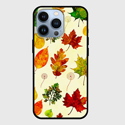 Чехол для iPhone 13 Pro Осень, цвет: 3D-черный