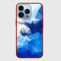 Чехол для iPhone 13 Pro Абстракция, цвет: 3D-красный