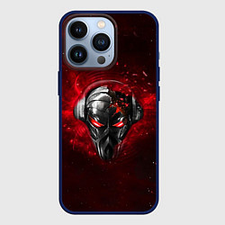 Чехол для iPhone 13 Pro Pirate Station: Blood Face, цвет: 3D-тёмно-синий