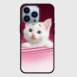 Чехол iPhone 13 Pro Белый котёнок