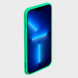 Чехол для iPhone 14 Plus ЦСКА Форма, цвет: 3D-мятный — фото 2