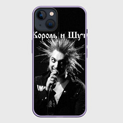 Чехол для iPhone 14 Plus Король и Шут Анархия, цвет: 3D-серый