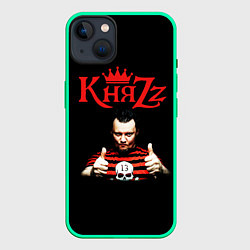 Чехол для iPhone 14 Plus Князь, цвет: 3D-мятный