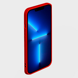 Чехол для iPhone 14 Plus JOJOS BIZARRE ADVENTURE NEON PATTERN НЕОН УЗОР, цвет: 3D-красный — фото 2