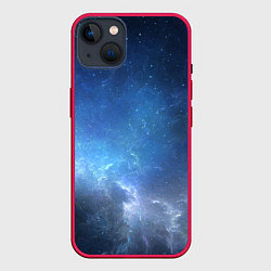 Чехол для iPhone 14 Plus Манящий космос, цвет: 3D-малиновый