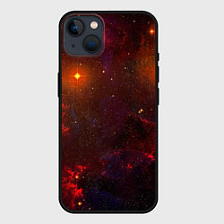 Чехол для iPhone 14 Plus Звездная бескрайняя вселенная, цвет: 3D-черный