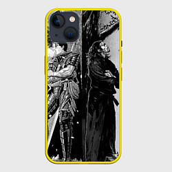 Чехол для iPhone 14 Plus Berserk and Miyamoto Musashi, цвет: 3D-желтый