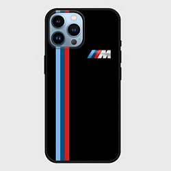 Чехол для iPhone 14 Pro Max BMW BLACK COLLECTION БМВ, цвет: 3D-черный