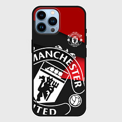 Чехол для iPhone 14 Pro Max FC Man United: Exclusive, цвет: 3D-черный