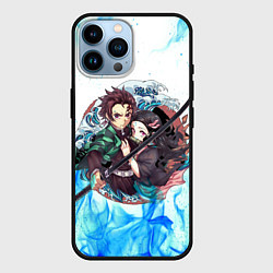 Чехол для iPhone 14 Pro Max KIMETSU NO YAIBA, цвет: 3D-черный