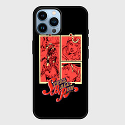 Чехол для iPhone 14 Pro Max JoJo Bizarre Adventure, цвет: 3D-черный