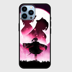 Чехол для iPhone 14 Pro Max Столп Бабочки, цвет: 3D-черный