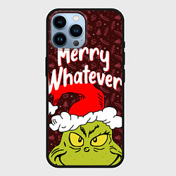 Чехол для iPhone 14 Pro Max ГРИНЧ GRINCH WHATEVER, цвет: 3D-черный