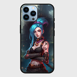 Чехол для iPhone 14 Pro Max Jinx league of legends, цвет: 3D-черный