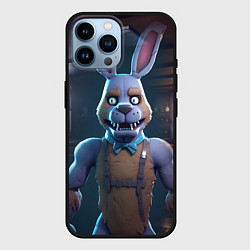 Чехол для iPhone 14 Pro Max Электрический Бонни, цвет: 3D-черный