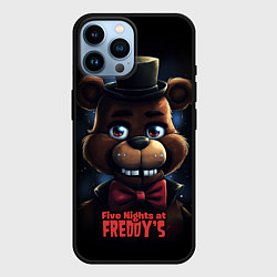 Чехол для iPhone 14 Pro Max Забавный Фреди, цвет: 3D-черный