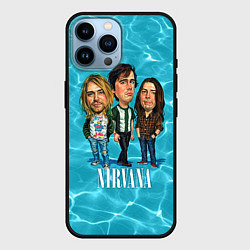 Чехол для iPhone 14 Pro Max Nirvana: Water, цвет: 3D-черный