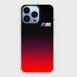 Чехол для iPhone 14 Pro BMW, цвет: 3D-белый