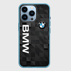 Чехол для iPhone 14 Pro BMW, цвет: 3D-голубой