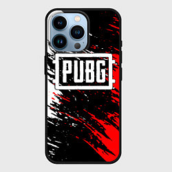 Чехол для iPhone 14 Pro PUBG, цвет: 3D-черный