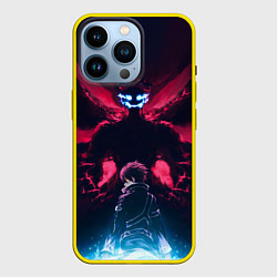 Чехол для iPhone 14 Pro Kirito, цвет: 3D-желтый