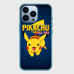 Чехол для iPhone 14 Pro ПИКА ПИКА PIKA PIKA, цвет: 3D-голубой