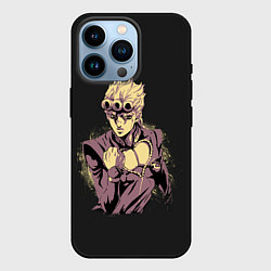 Чехол для iPhone 14 Pro Giorno Giovanna Golden Wind, цвет: 3D-черный