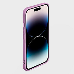 Чехол для iPhone 14 Pro Новогодний узор, цвет: 3D-сиреневый — фото 2