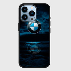 Чехол для iPhone 14 Pro BMW marine theme, цвет: 3D-черный