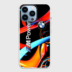 Чехол для iPhone 14 Pro BMW M Power - Germany, цвет: 3D-белый