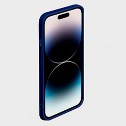 Чехол для iPhone 14 Pro BMW краски синие, цвет: 3D-тёмно-синий — фото 2