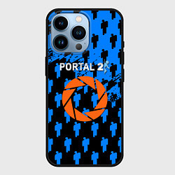 Чехол для iPhone 14 Pro Portal человечки, цвет: 3D-черный