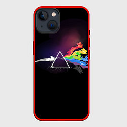 Чехол для iPhone 14 Покемоны, цвет: 3D-красный