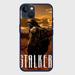 Чехол для iPhone 14 STALKER: Radiation, цвет: 3D-тёмно-синий