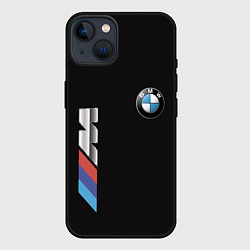 Чехол для iPhone 14 BMW, цвет: 3D-черный