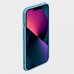 Чехол для iPhone 14 BAYERN MUNCHEN, цвет: 3D-голубой — фото 2