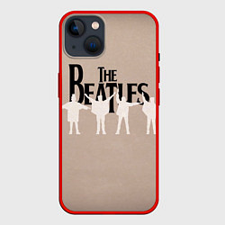 Чехол для iPhone 14 The Beatles, цвет: 3D-красный