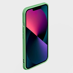 Чехол для iPhone 14 ПИКАЧУ PIKACHU, цвет: 3D-салатовый — фото 2