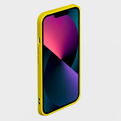Чехол для iPhone 14 Абстрактный узор с 3d шарами, цвет: 3D-желтый — фото 2