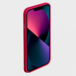 Чехол для iPhone 14 КРАСИВЫЕ НЕОНОВЫЕ БРЫЗГИ КРАСКИ, цвет: 3D-малиновый — фото 2