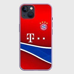 Чехол для iPhone 14 Bayern munchen sport, цвет: 3D-серый