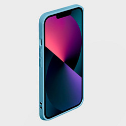 Чехол для iPhone 14 BMW sport geometry blu, цвет: 3D-голубой — фото 2