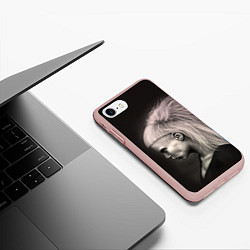 Чехол iPhone 7/8 матовый Die Antwoord GIrl, цвет: 3D-светло-розовый — фото 2