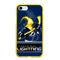 Чехол iPhone 7/8 матовый Bay Lightning, цвет: 3D-желтый