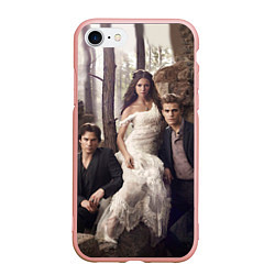 Чехол iPhone 7/8 матовый Vampire Queen, цвет: 3D-светло-розовый