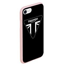 Чехол iPhone 7/8 матовый Triumph 4, цвет: 3D-светло-розовый — фото 2